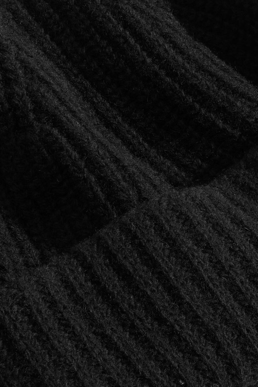 Sailor Wool Blend Beanie - Black