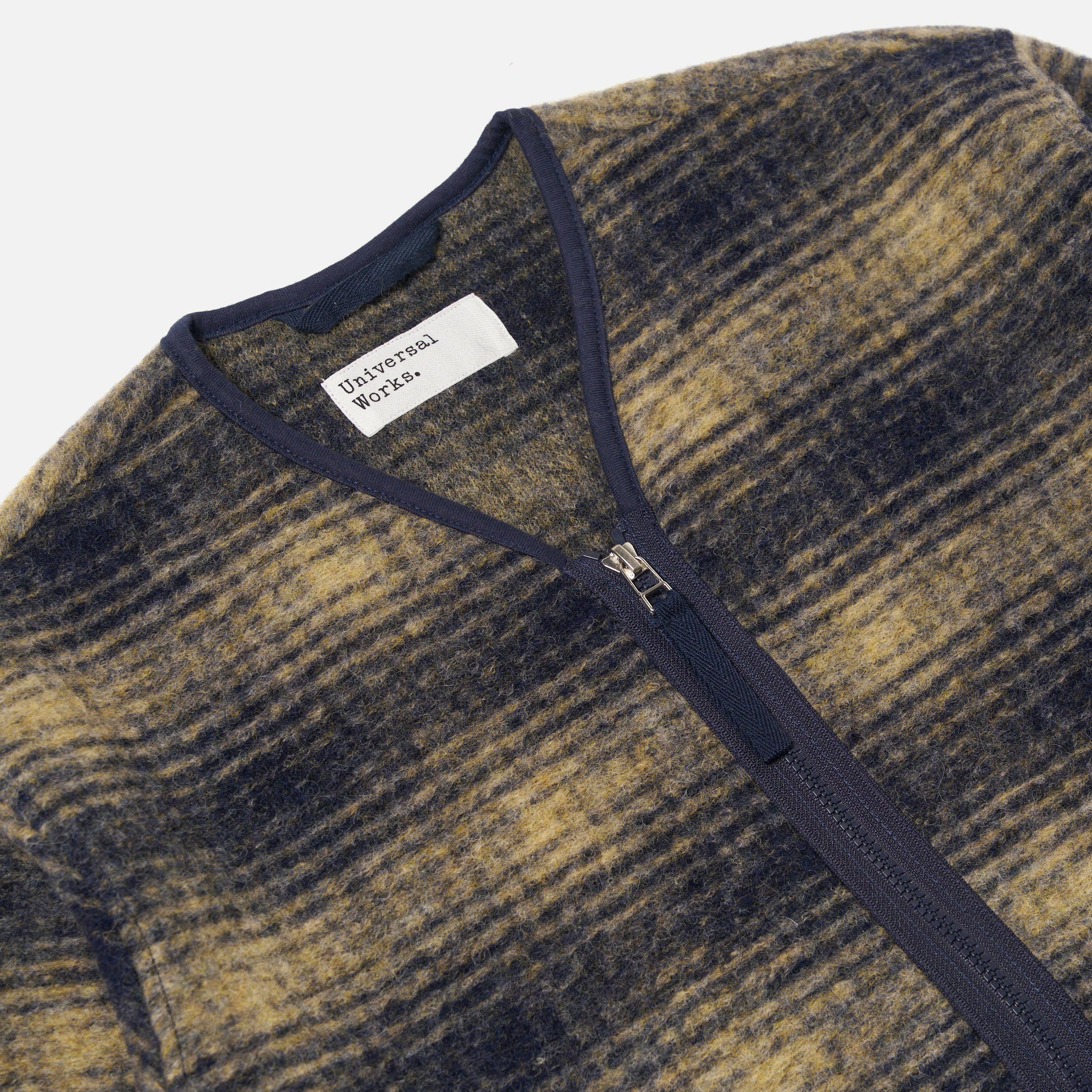 Zip Liner Jacket - Navy Uist Fleece