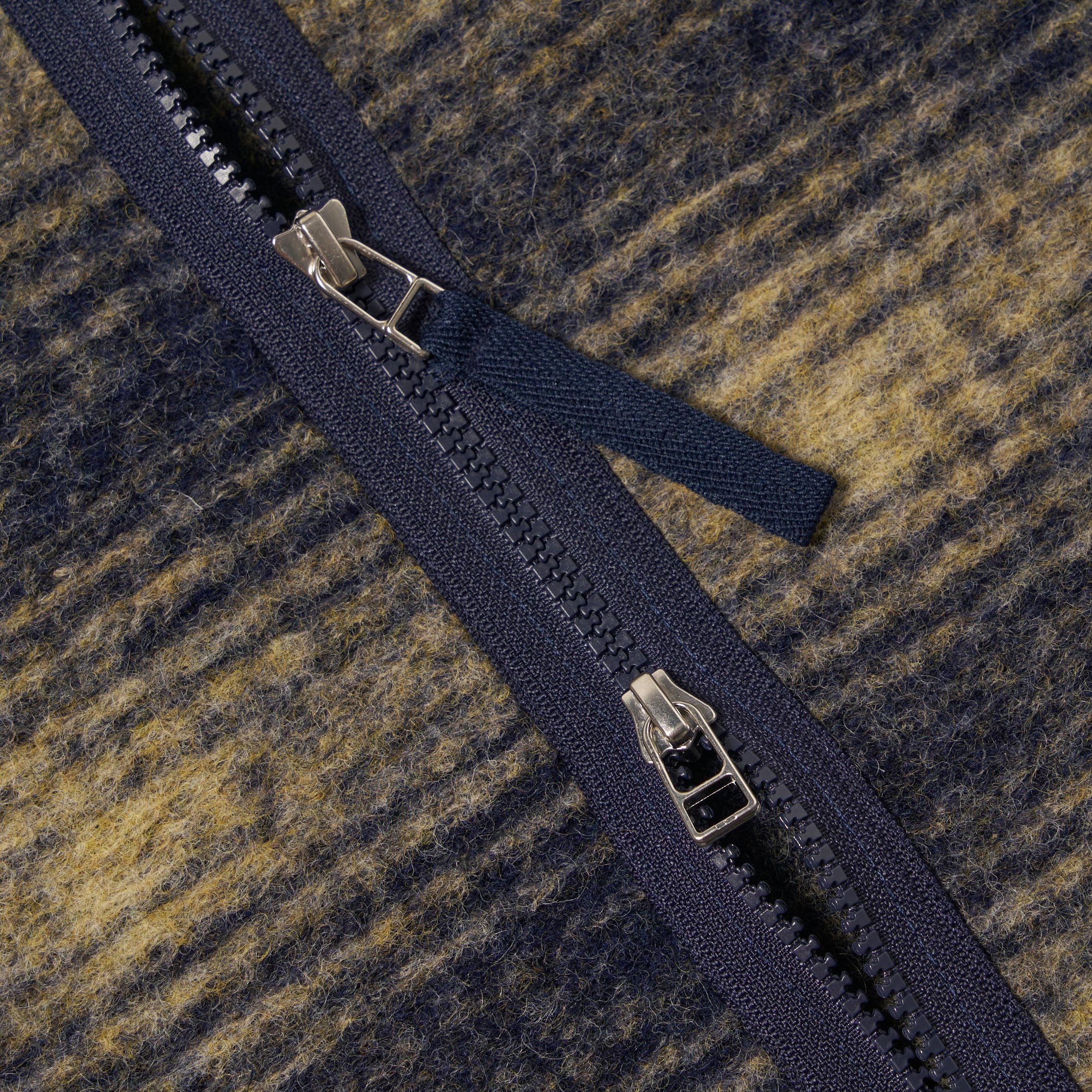Zip Liner Jacket - Navy Uist Fleece