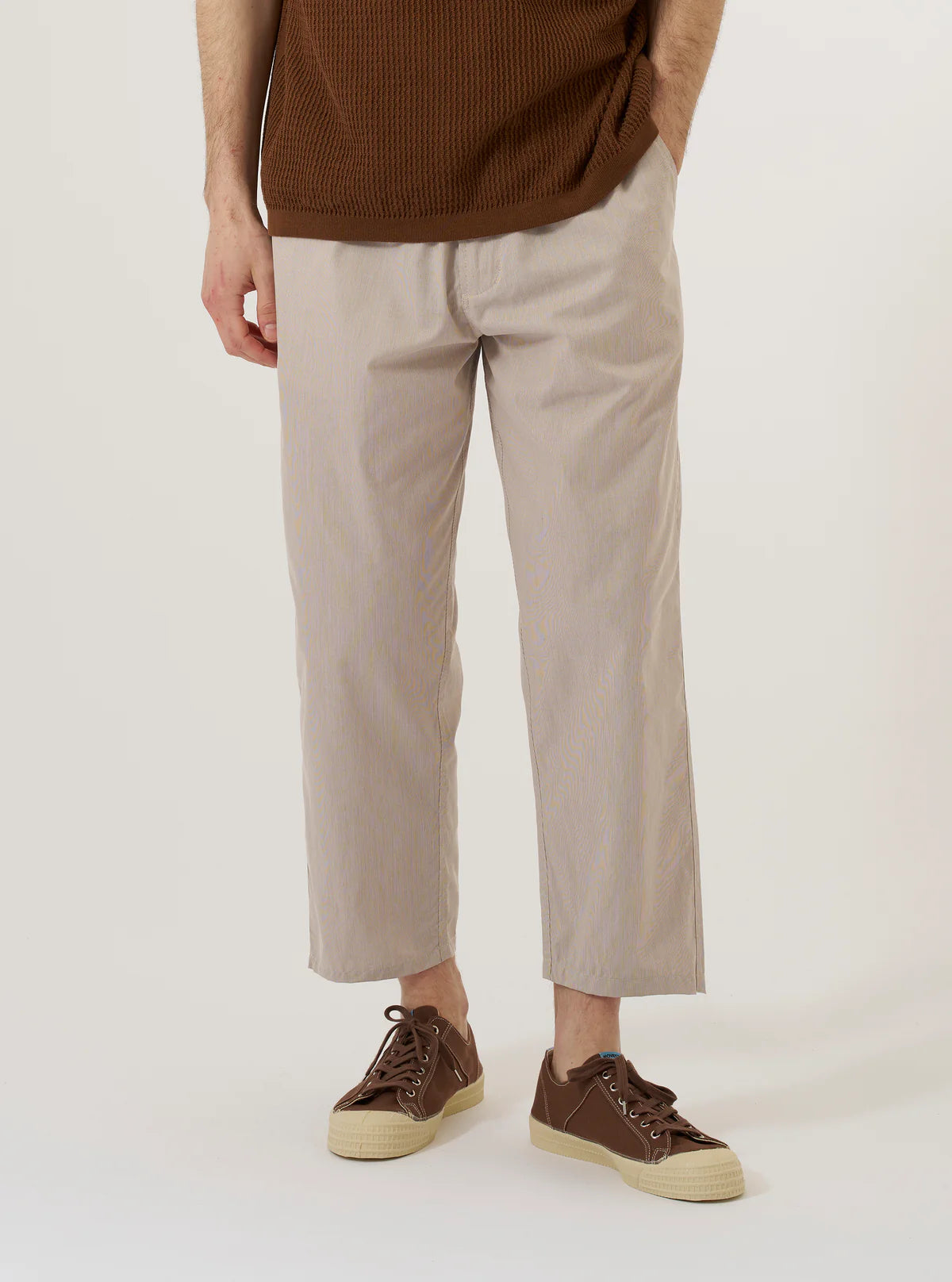 Hi Water Trouser - Brown Kennedy Stripe