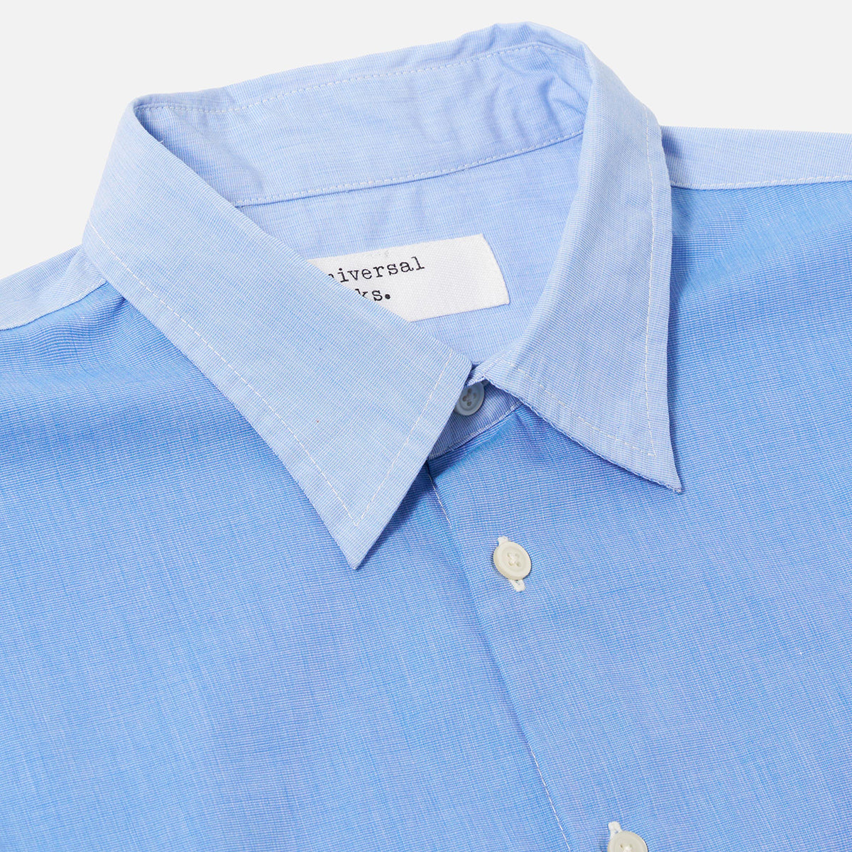 Mixed Square Pocket Shirt - Sky Blue Fil A Fil