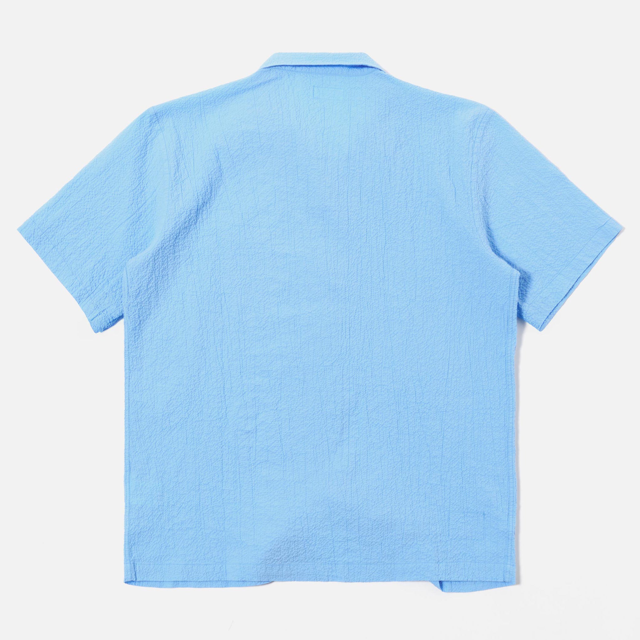Road Shirt - Sky Blue Seersucker