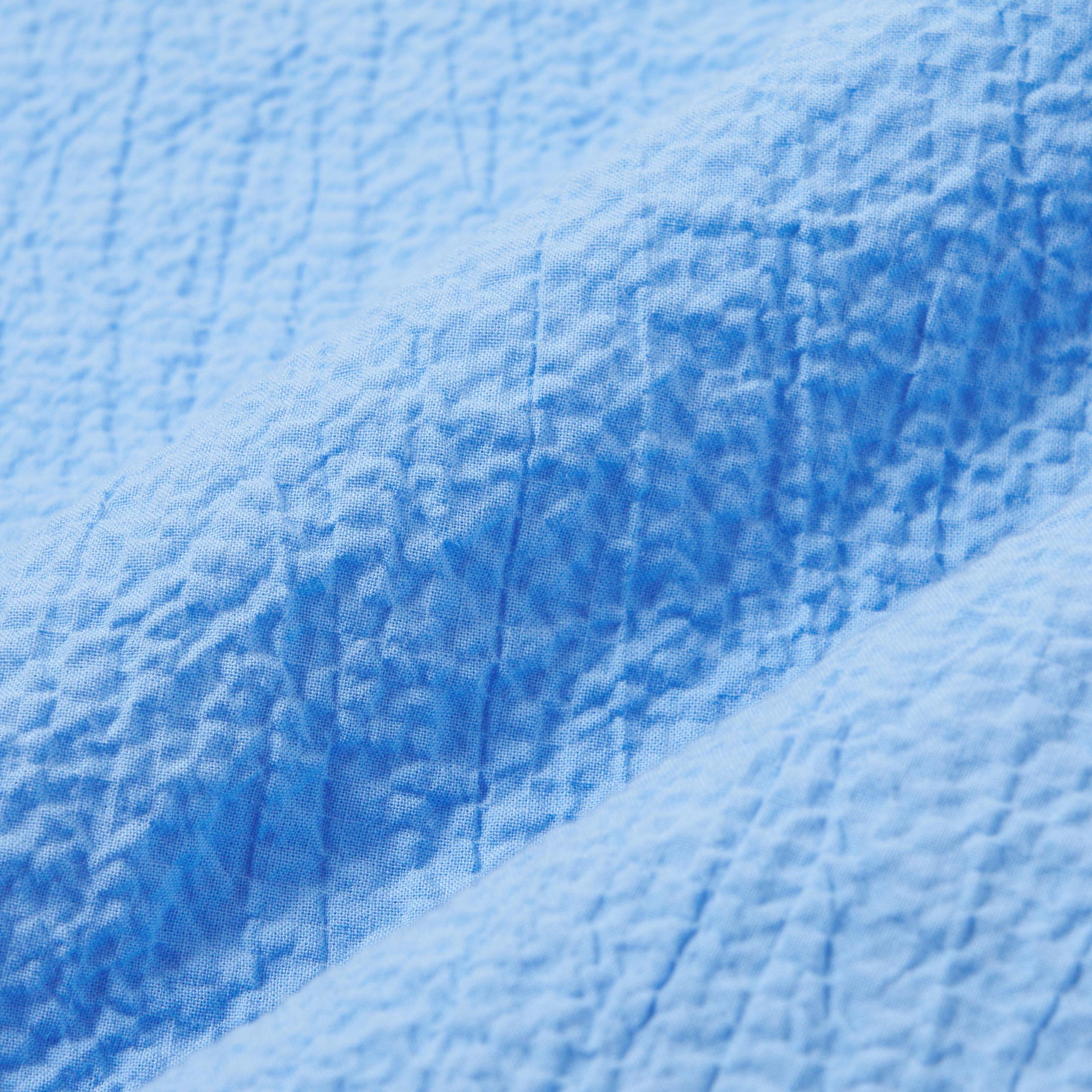 Road Shirt - Sky Blue Seersucker