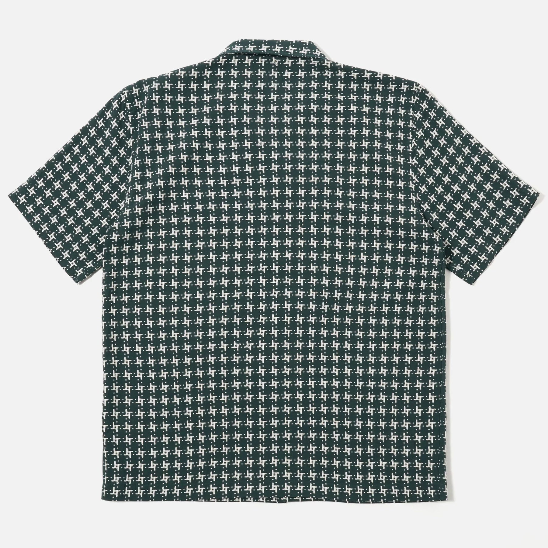 Road Shirt - Green/White Rhodes 8 Cotton