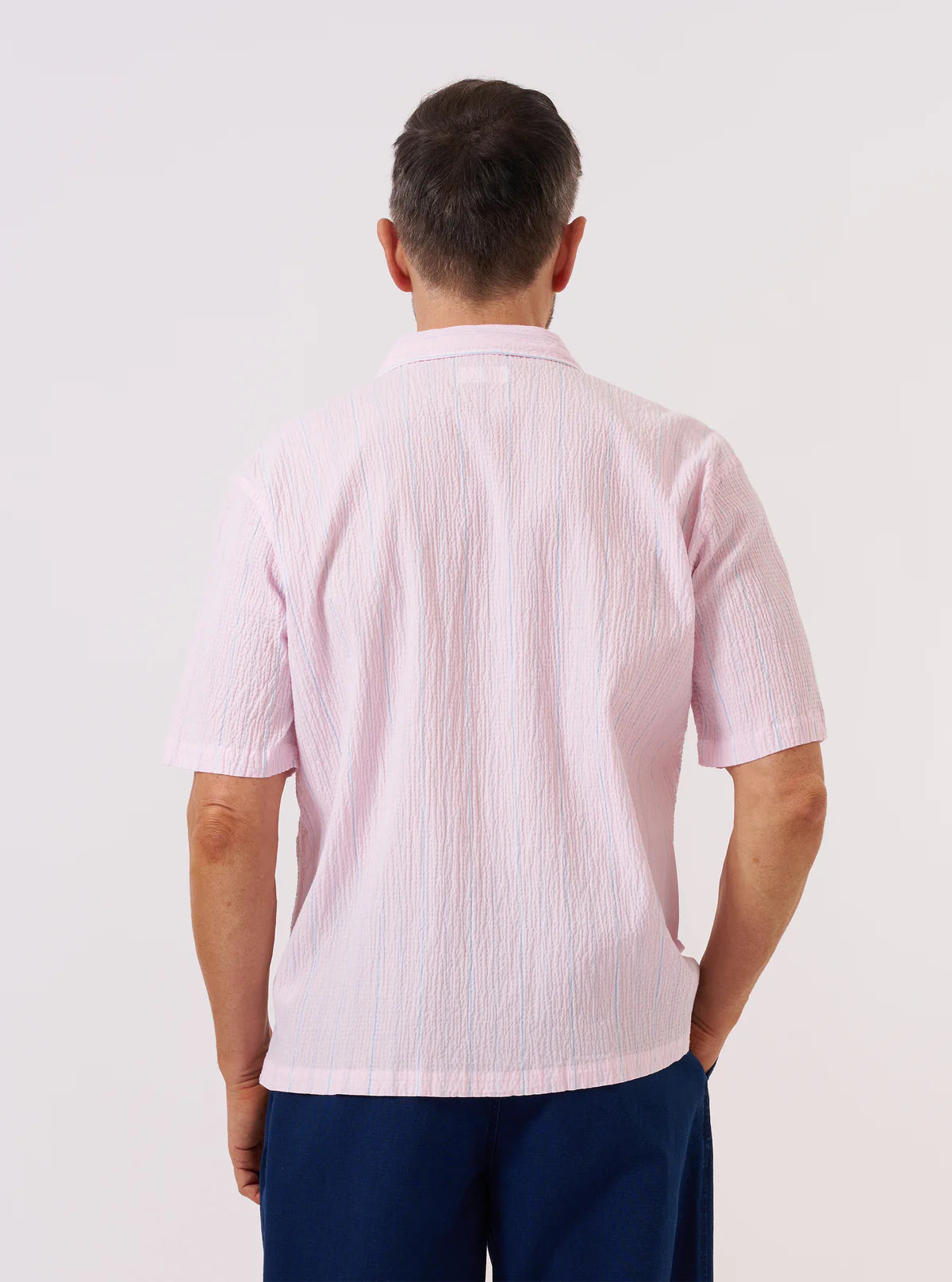 Road Shirt - Pink Lily Stripe