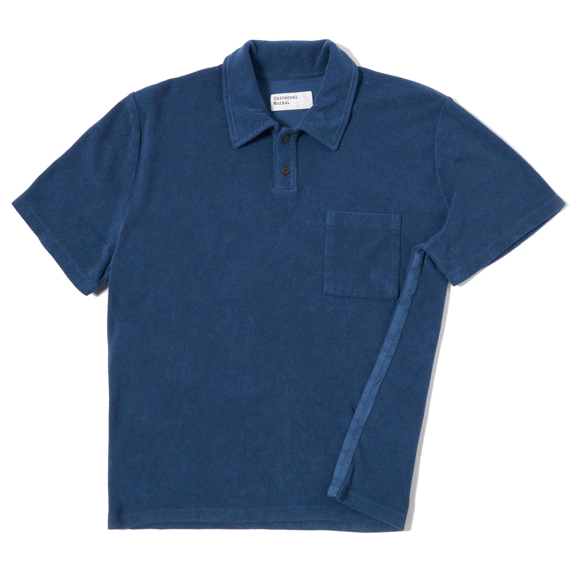 Newlyn Polo - Navy Lightweight Terry