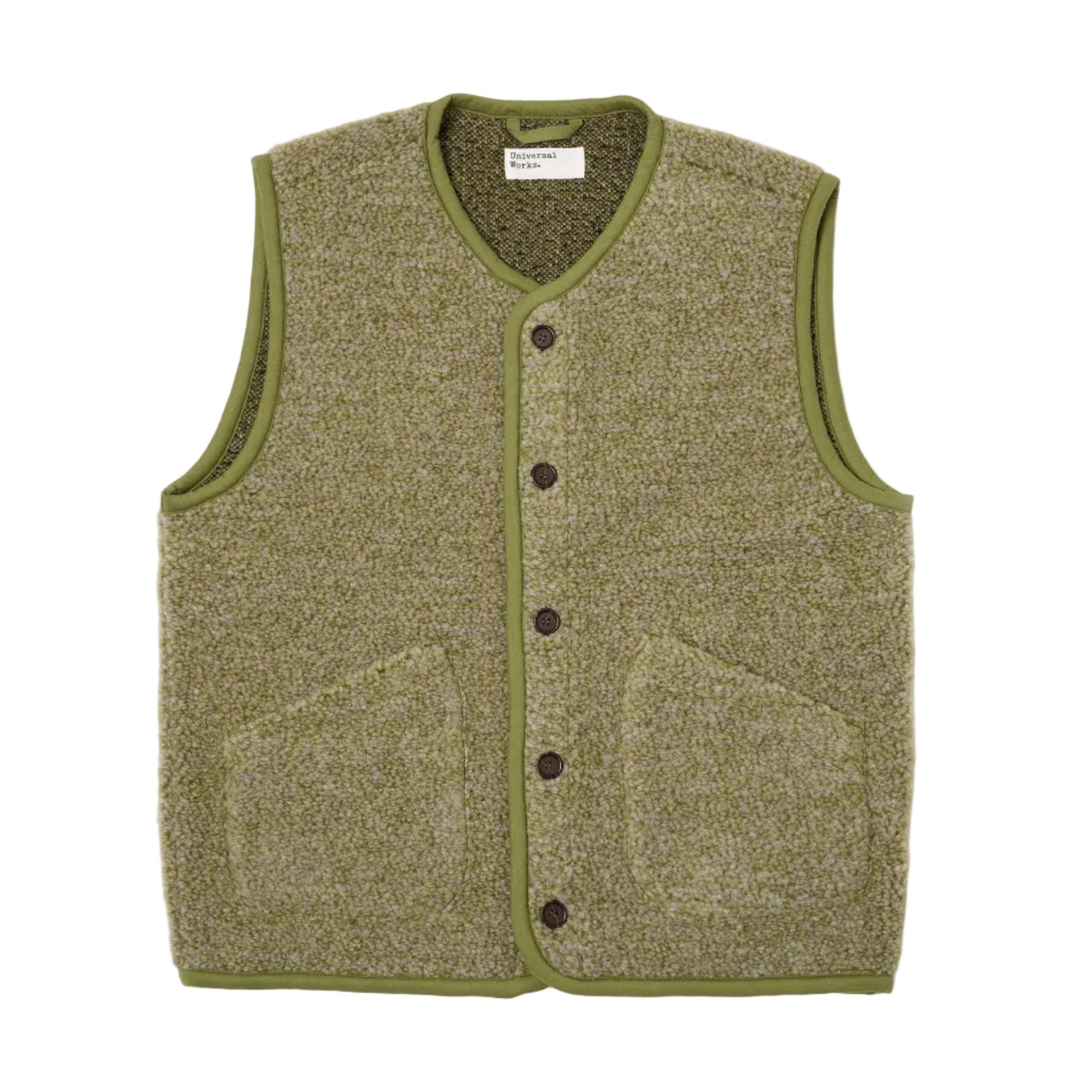 Lancaster Gilet - Light Olive Alvar Fleece
