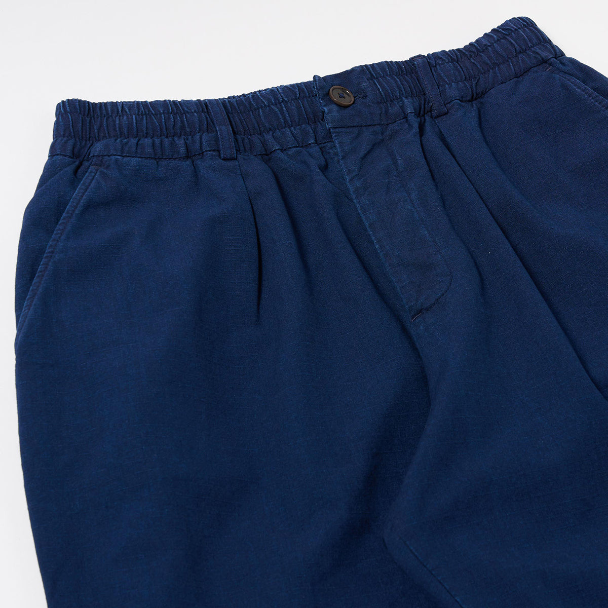 Pleated Track Pant - Indigo Kimstop