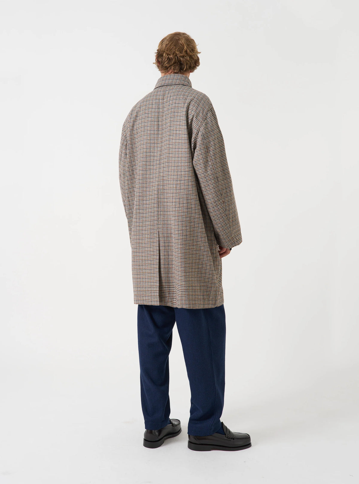 Stan Coat - Taupe Lester Dogtooth