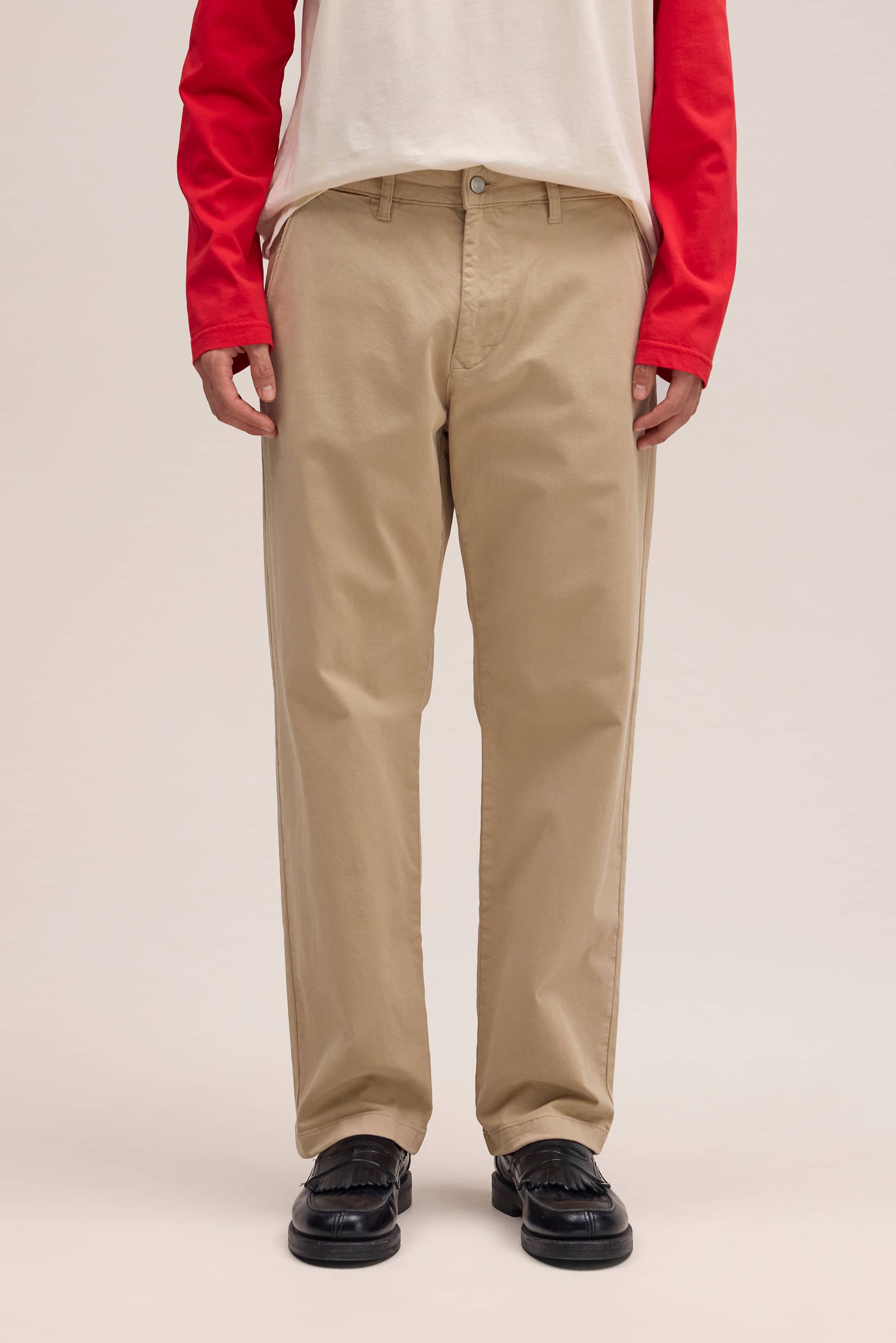 Aden Trousers - Khaki Beige