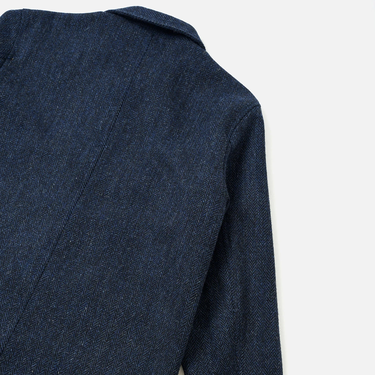 OG Bakers Jacket - Blue/Black Harris Tweed