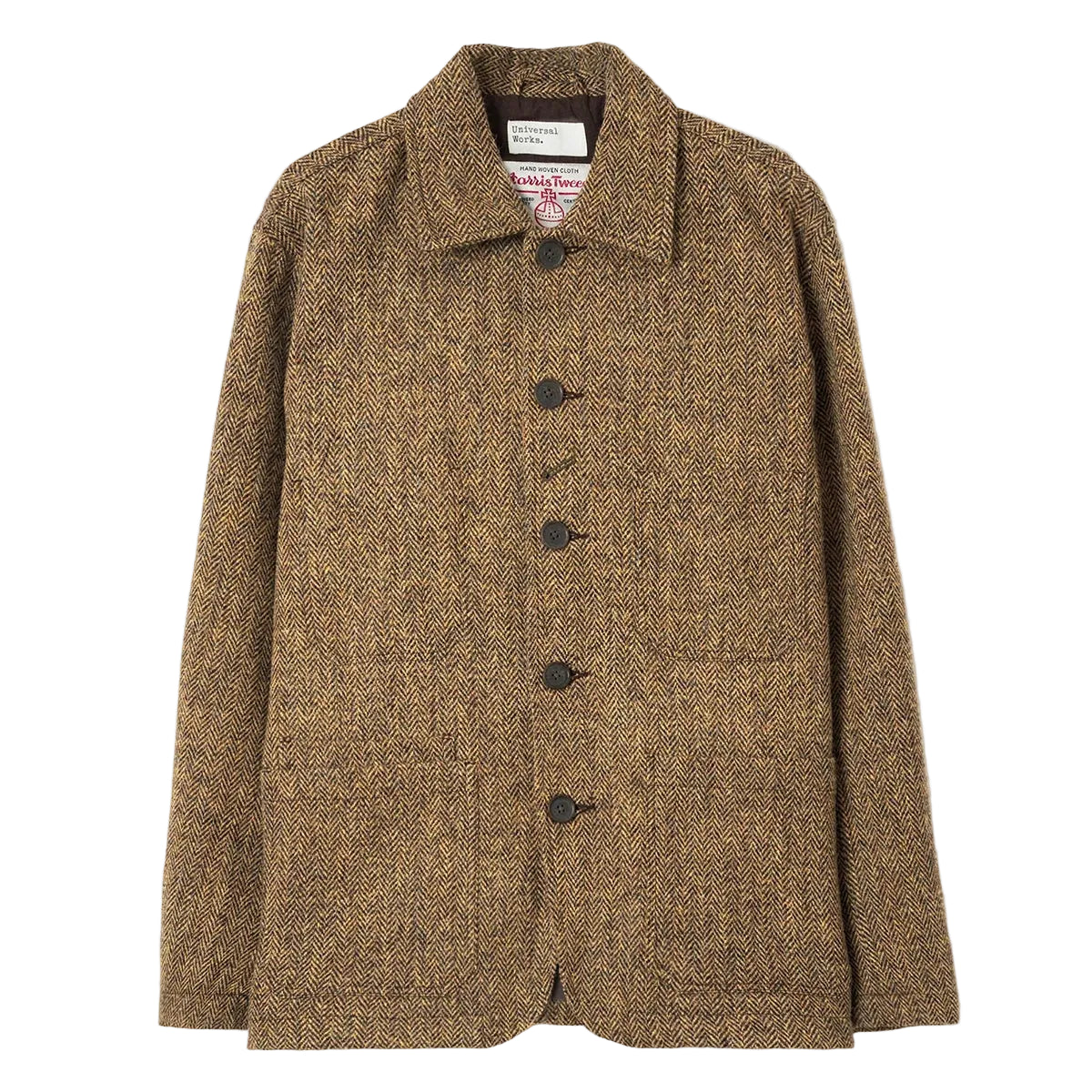 OG Bakers Jacket - Sand/Brown Harris Tweed