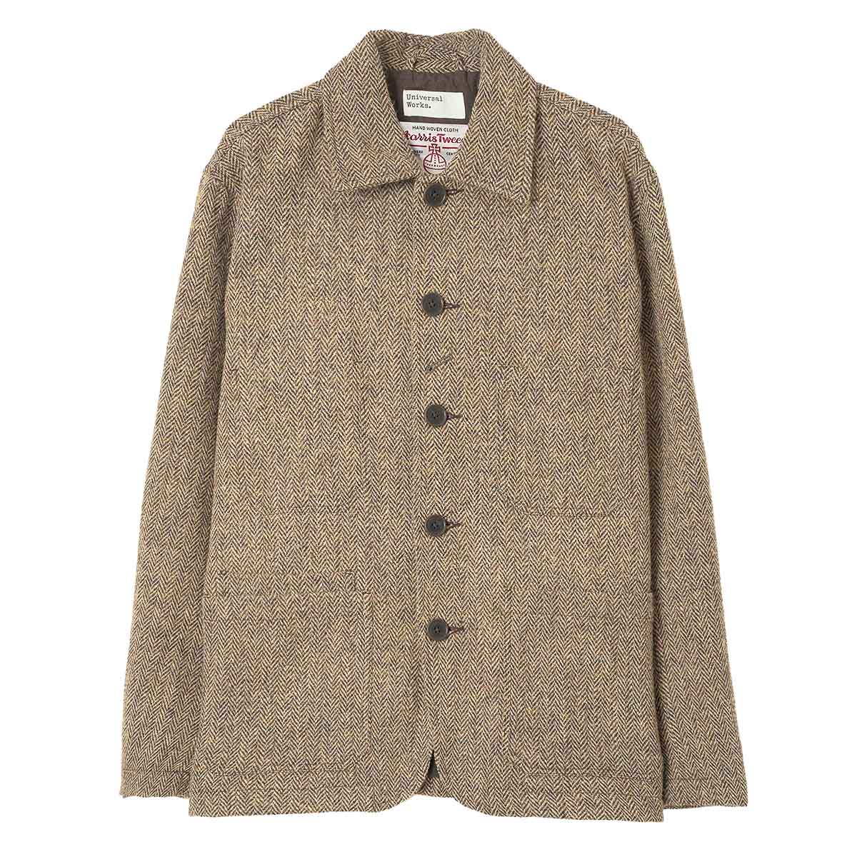 OG Bakers Jacket - Sand/Brown Harris Tweed