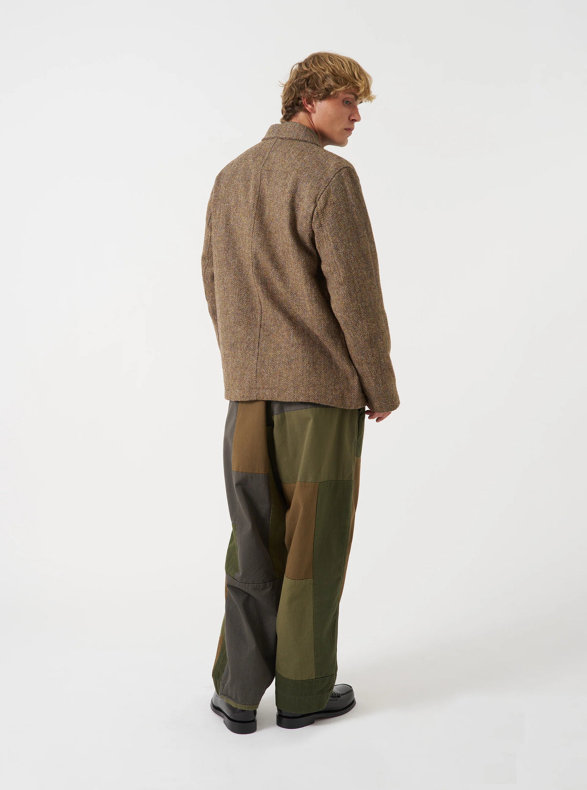 OG Bakers Jacket - Sand/Brown Harris Tweed