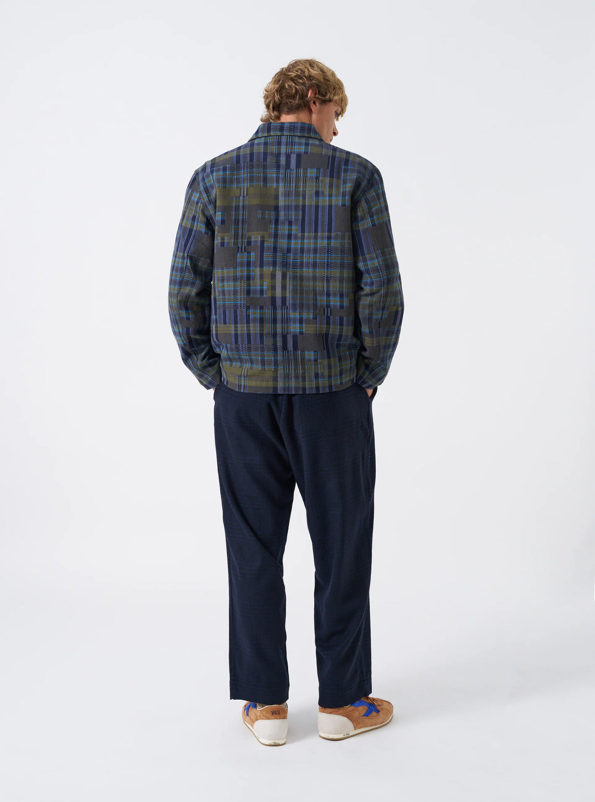 Franck Jacket - Olive Shadows Check