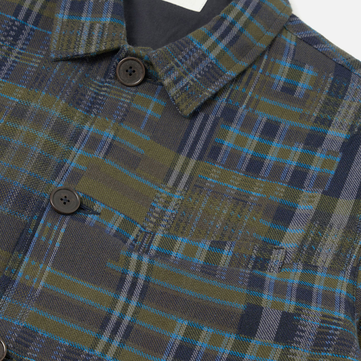 Franck Jacket - Olive Shadows Check