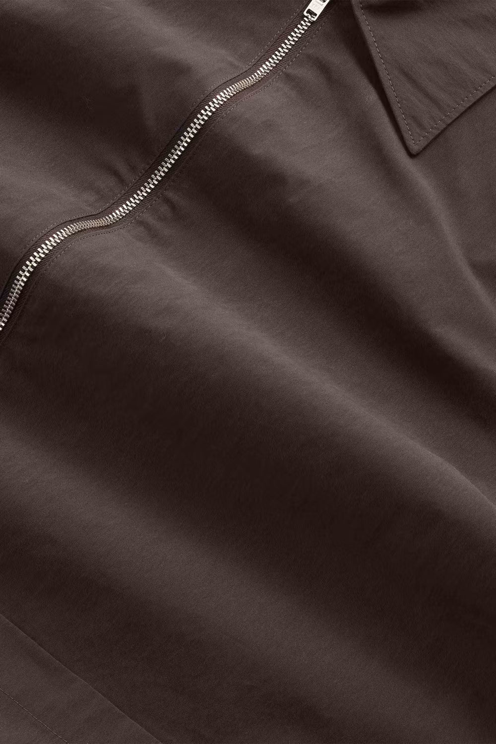 Virgil Hybrid Zip Light Jacket - Deep Truffle