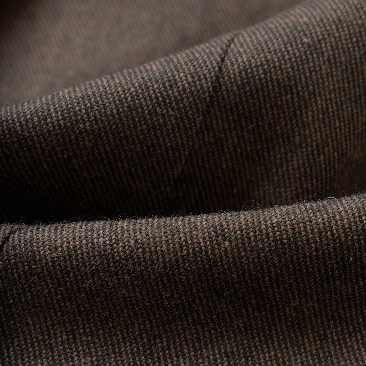 Two Button Jacket - Brown Recycled Italian Tweed