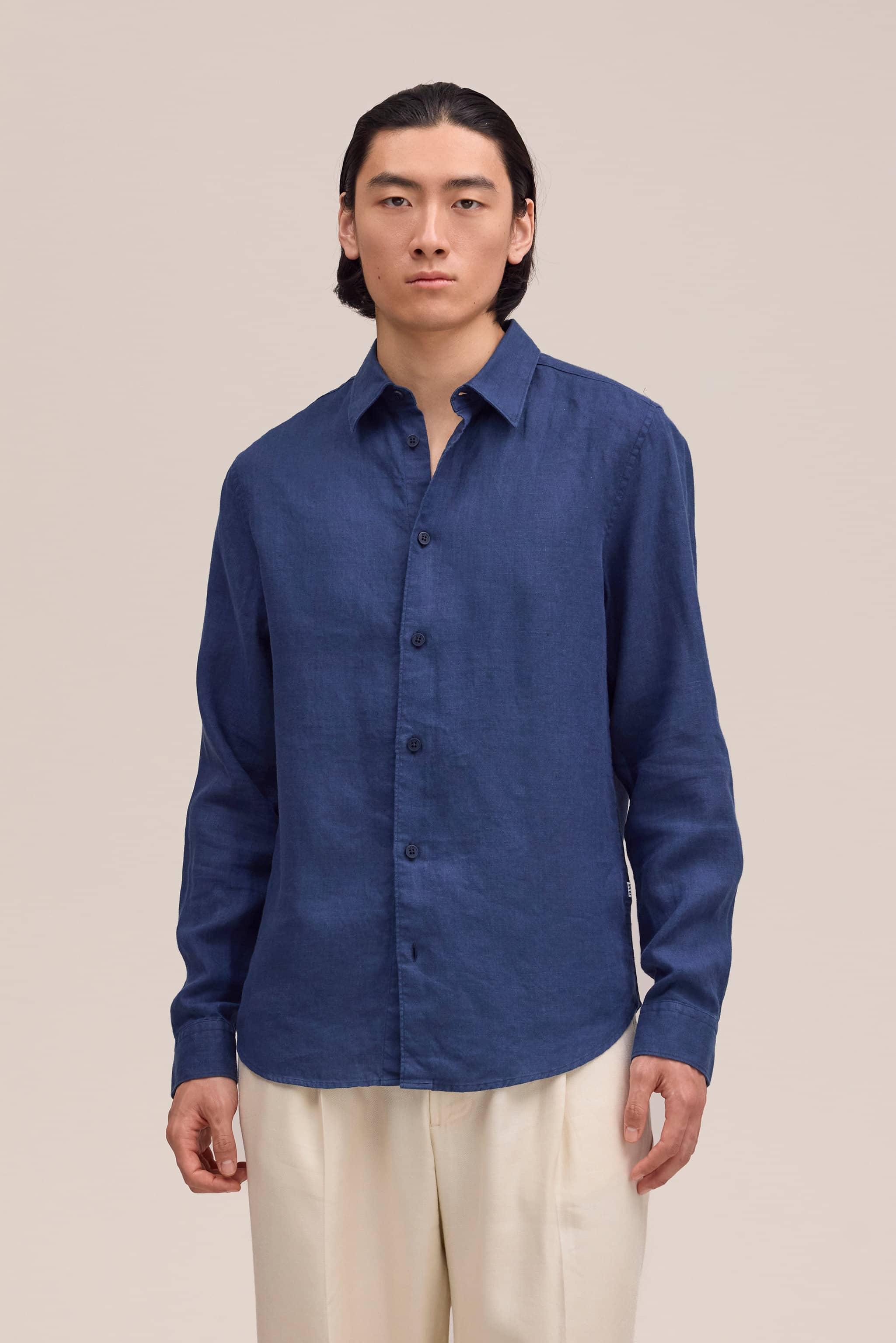 Enzo Shirt - Navy Blue
