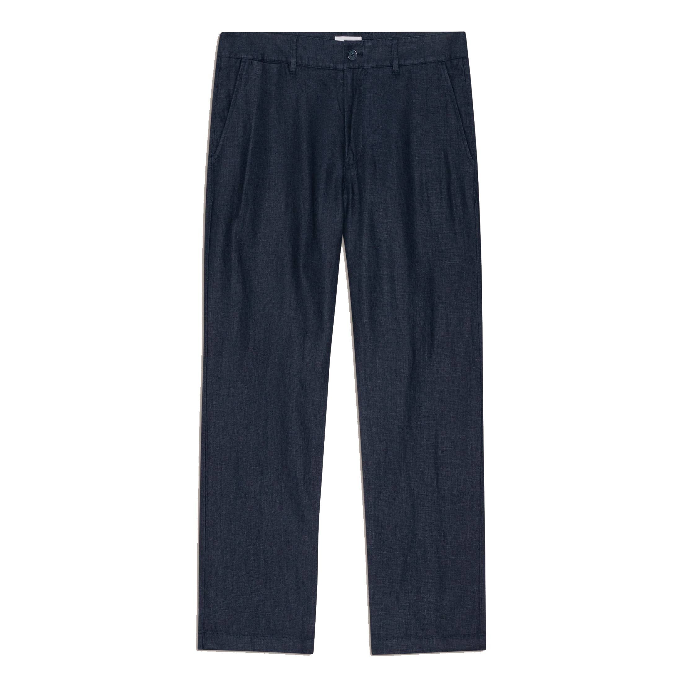 Aden Trousers - Navy Blue Linen