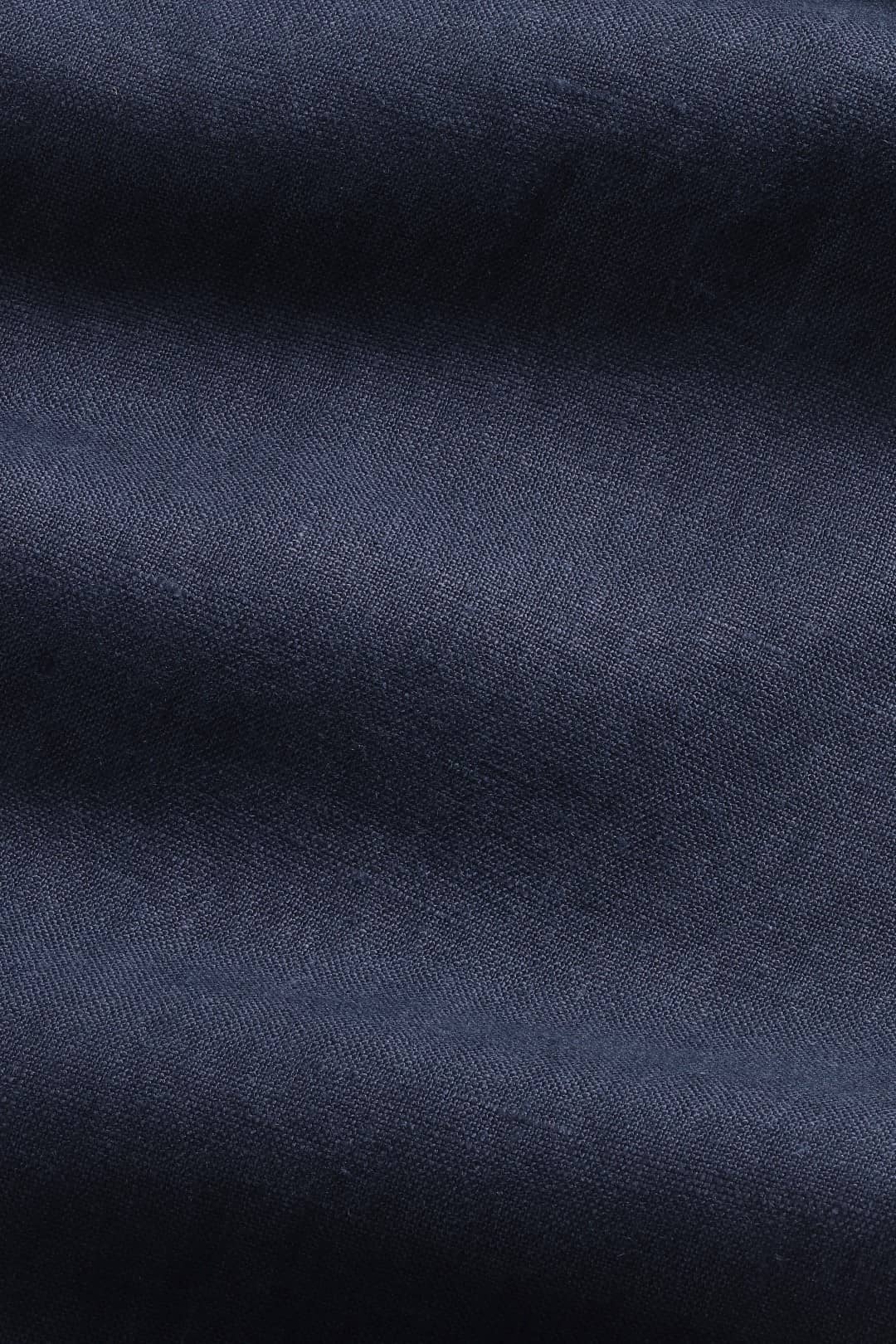 Aden Trousers - Navy Blue Linen