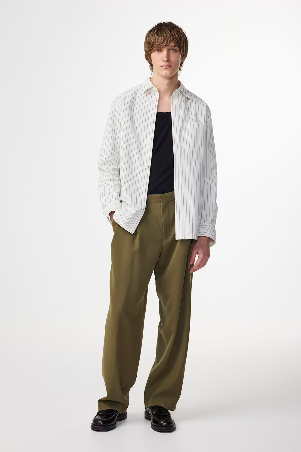 Colby Shirt - Black Stripe