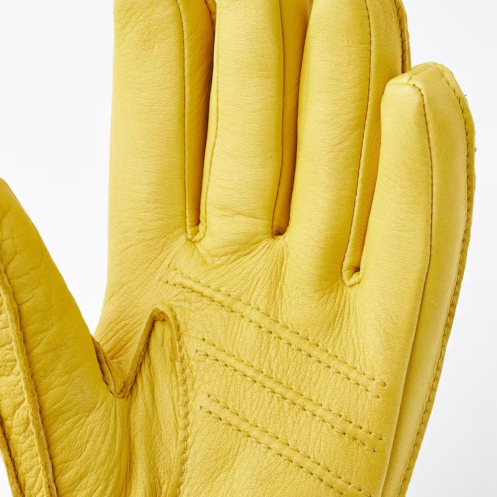 Deerskin Primaloft Gloves - Natural Yellow