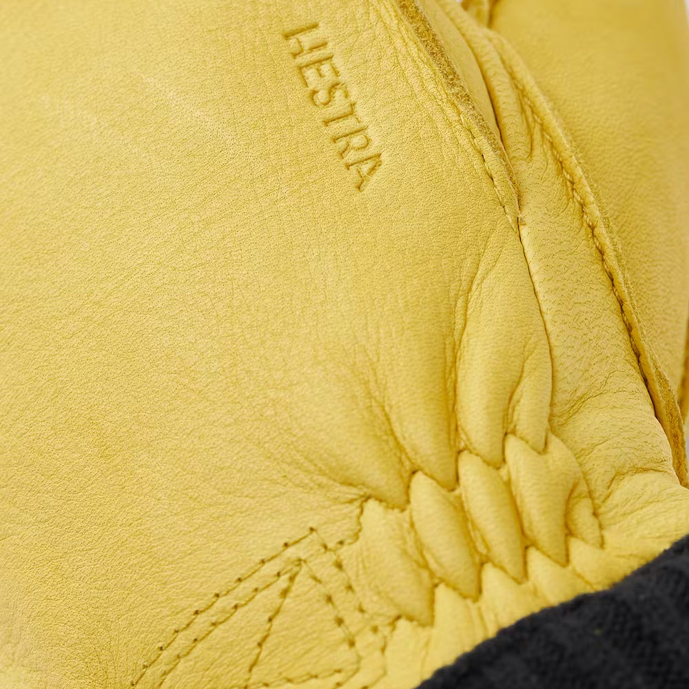 Deerskin Primaloft Gloves - Natural Yellow