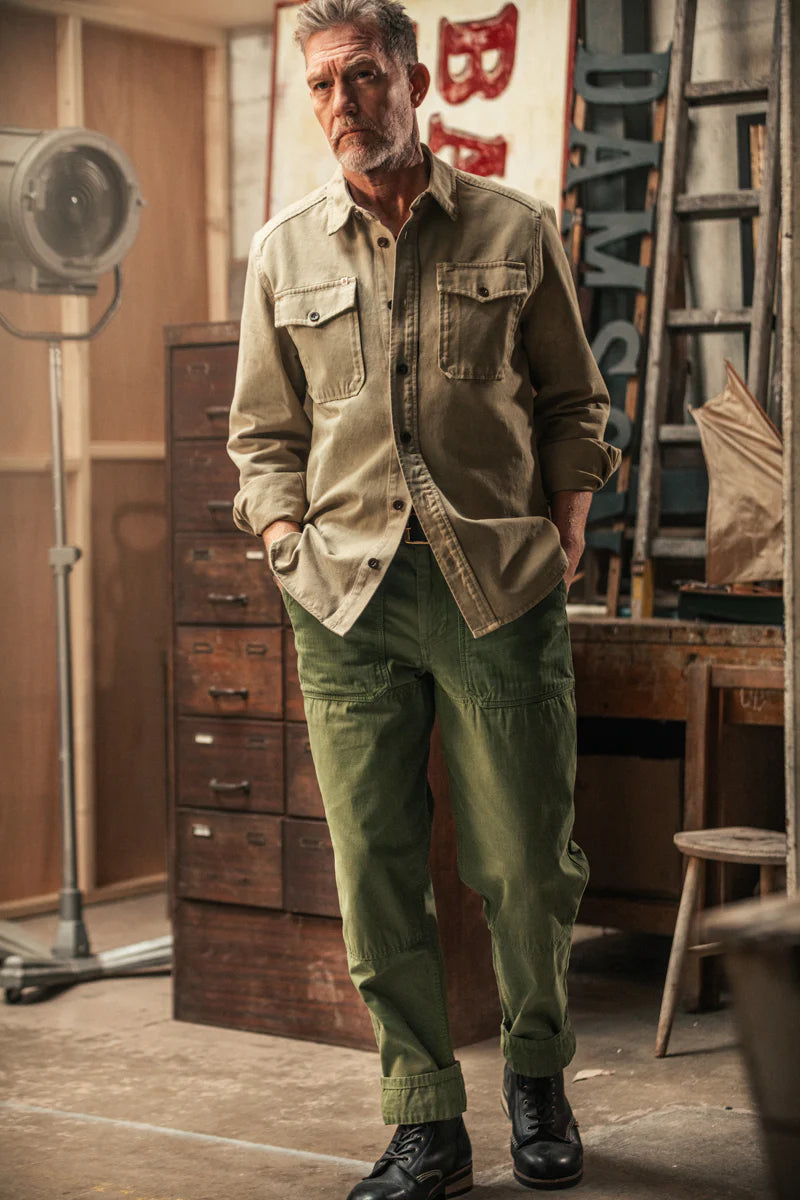 Livingstone Twill Shirt - Khaki