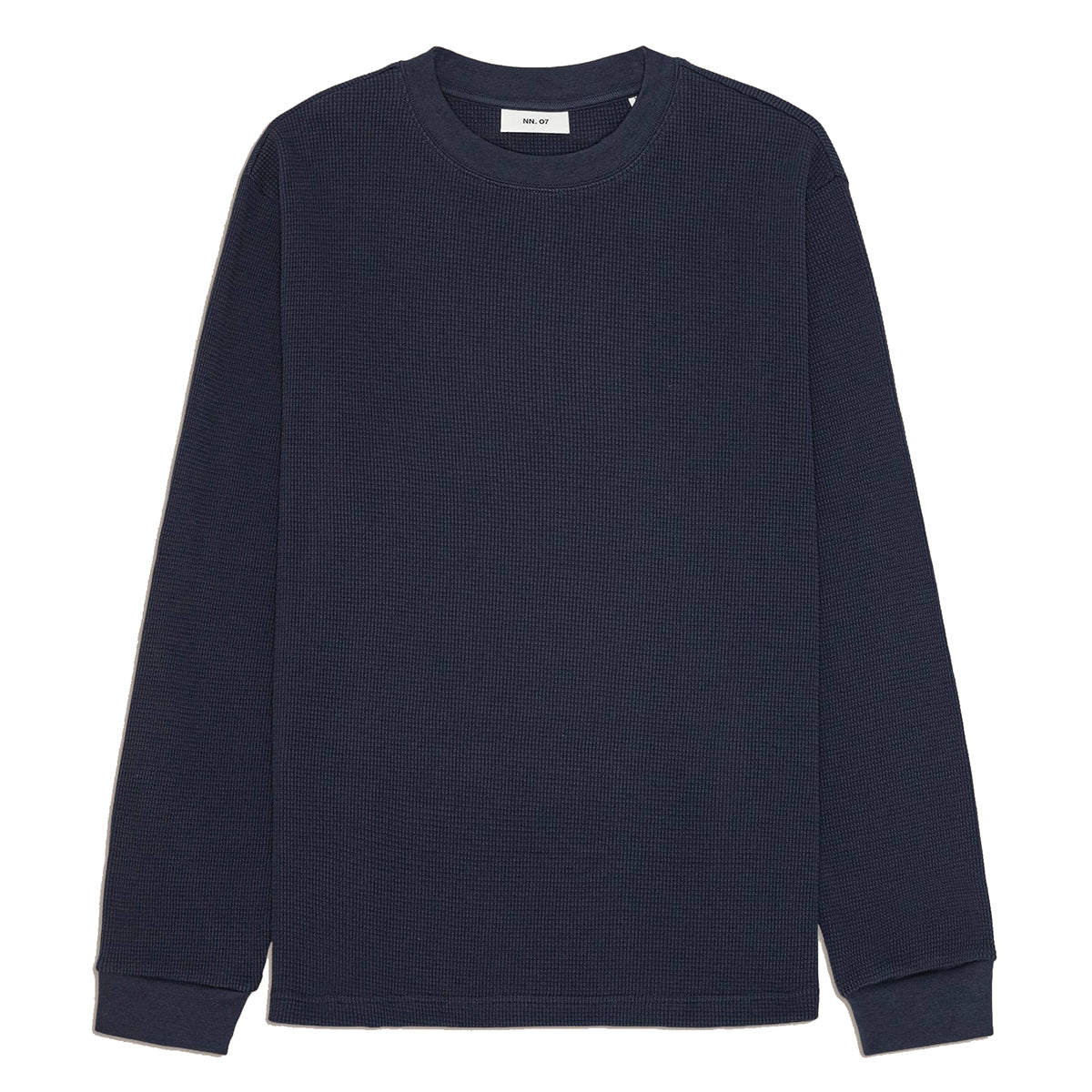 Jett Waffle Knit Tee - Navy Blue