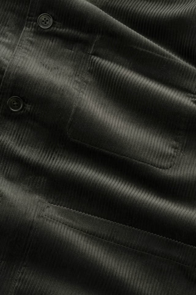 Morgan Cord Overshirt - Dark Army