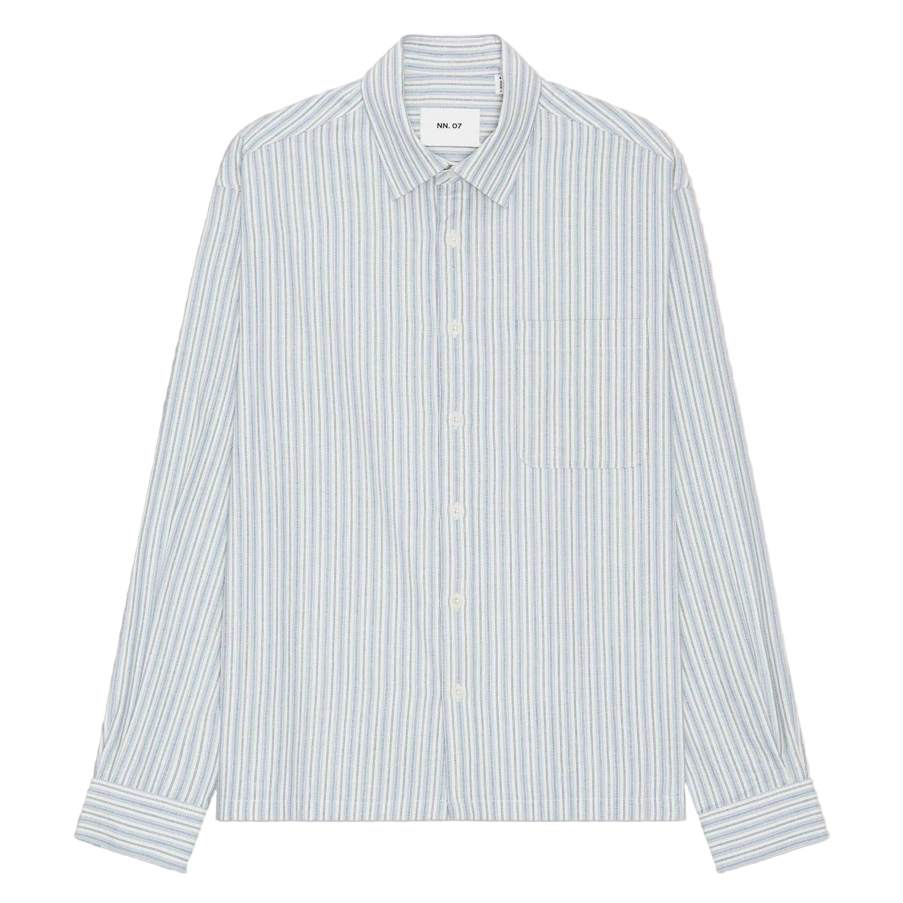 Deon Shirt - Blue Stripe Flannel