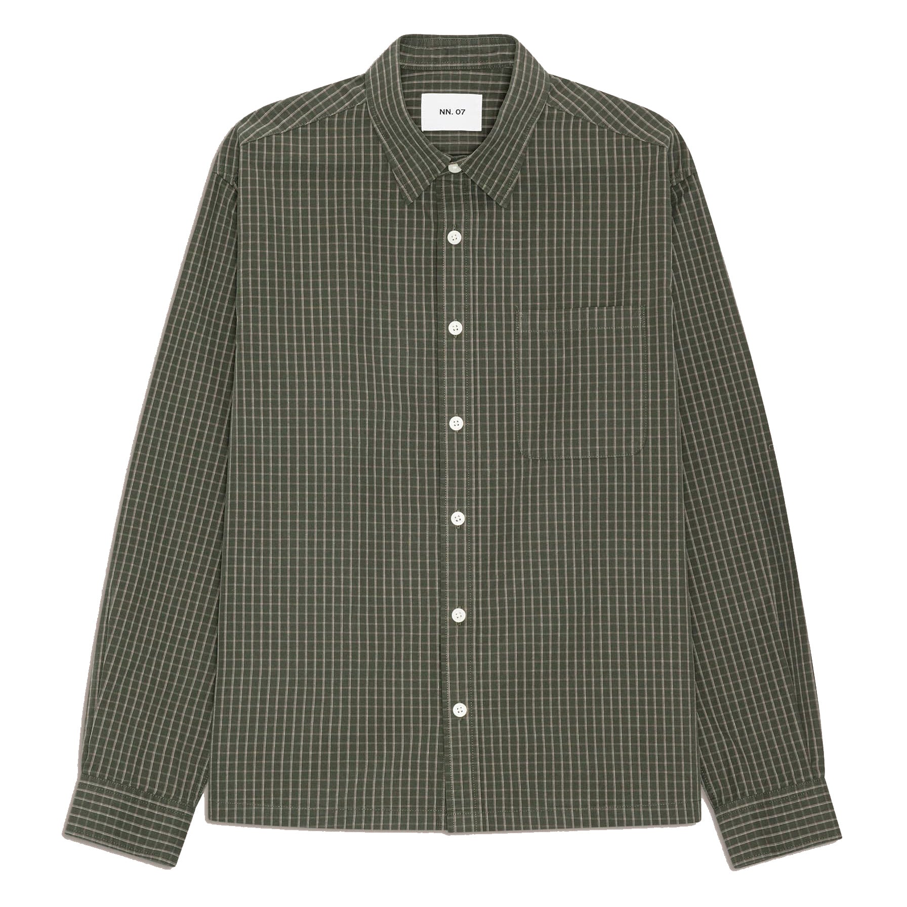 Deon Checkered Shirt - Green Check