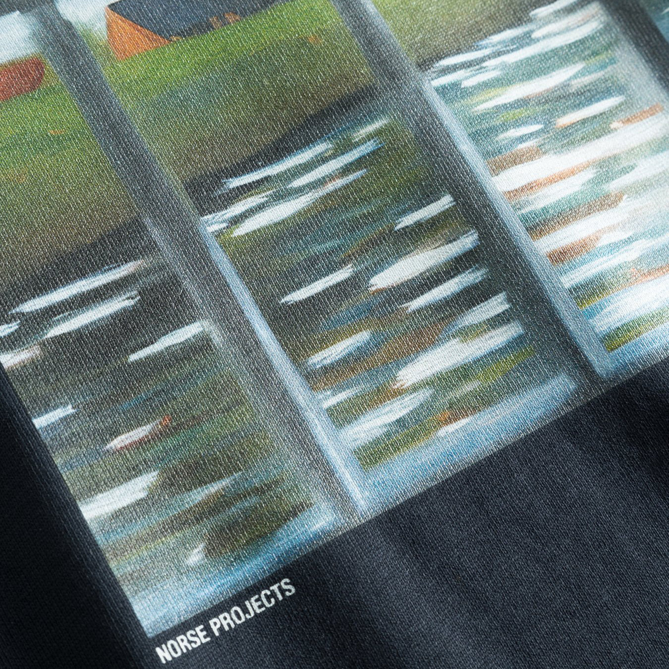 Johannes Canal Print T-Shirt - Dark Navy
