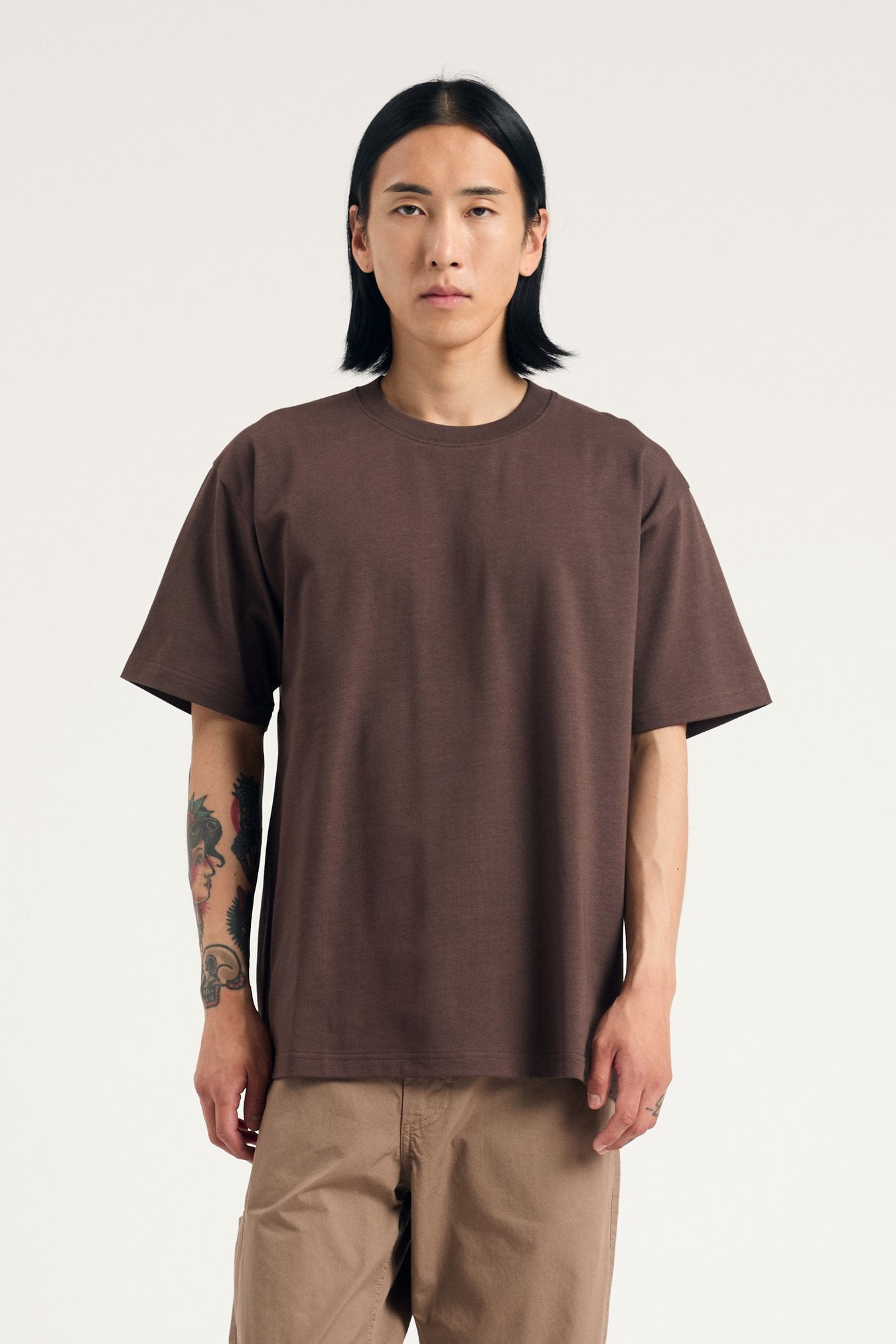 Norse Standard Heavy Loose T-Shirt - Seal Brown