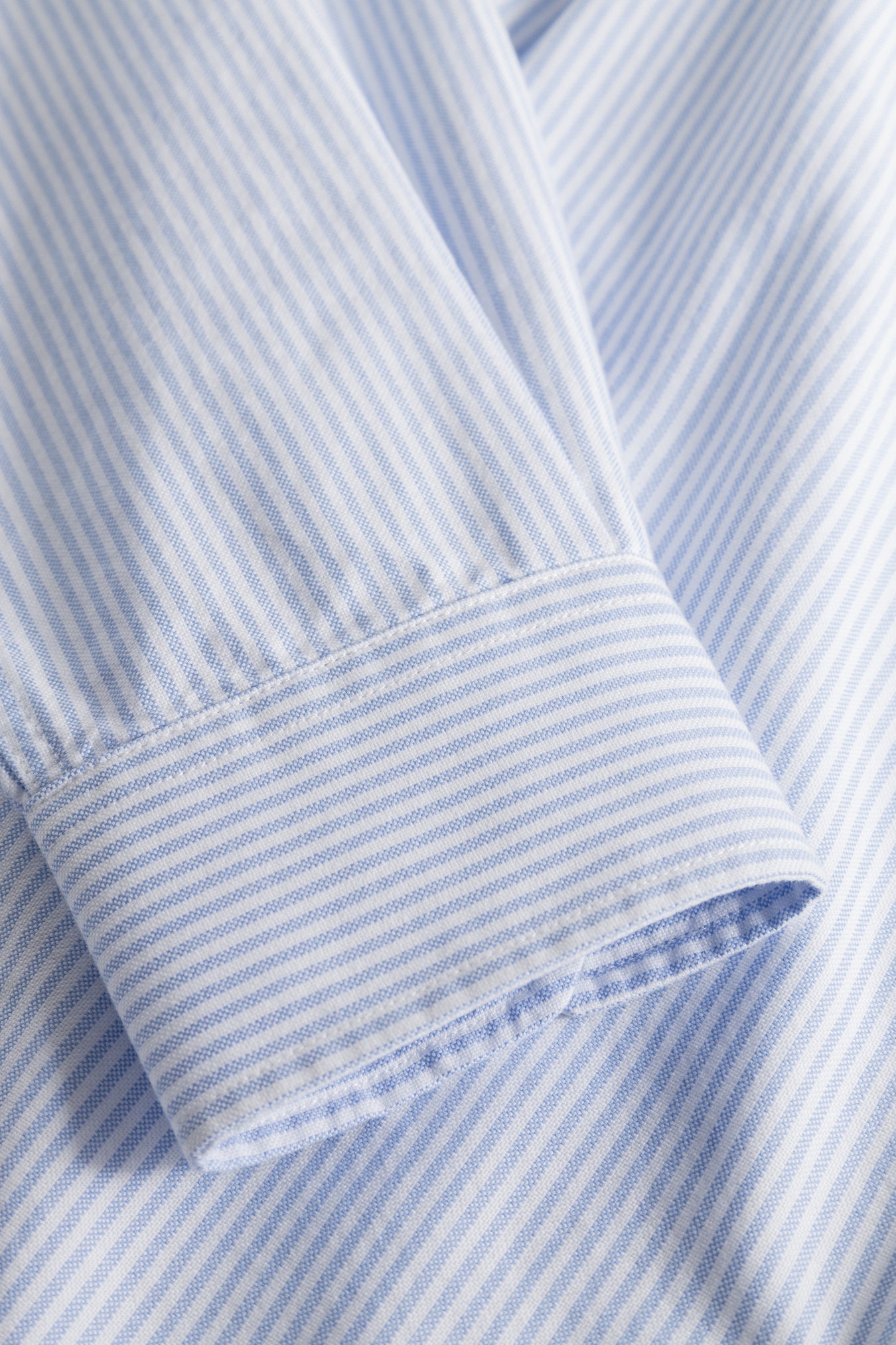 Norse Standard Oxford BD Shirt - Pale Blue Stripe