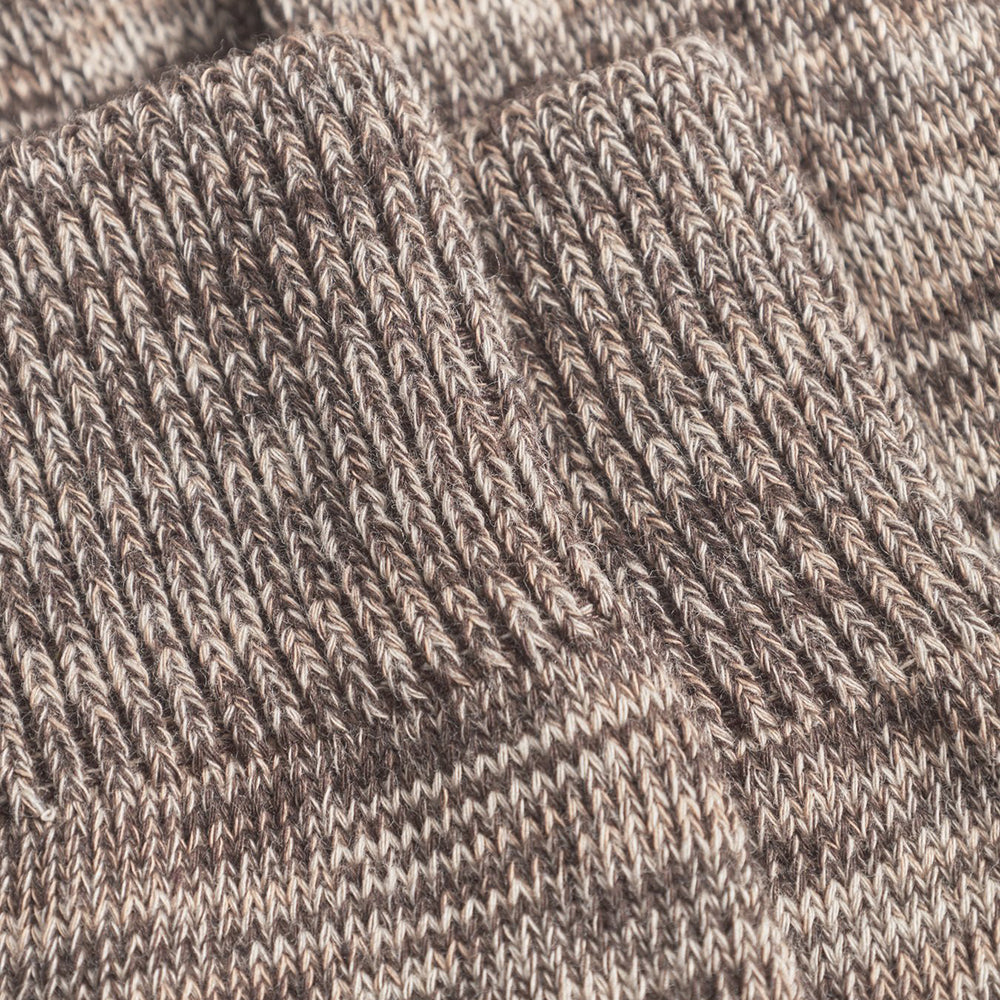 Bjarki Heavy Cotton Twist Sock - Mahogany