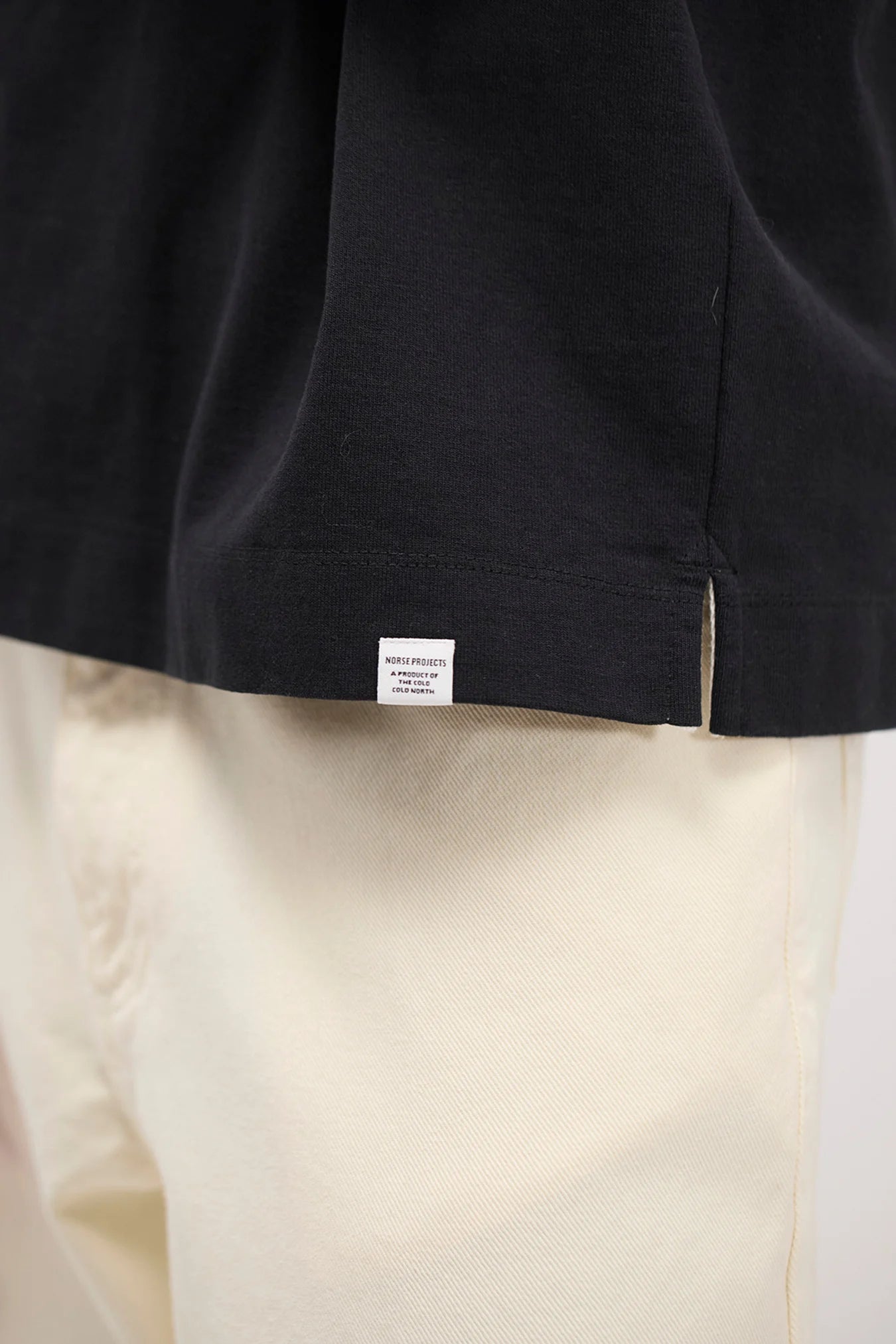 Isefjord Compact Cotton Polo - Black