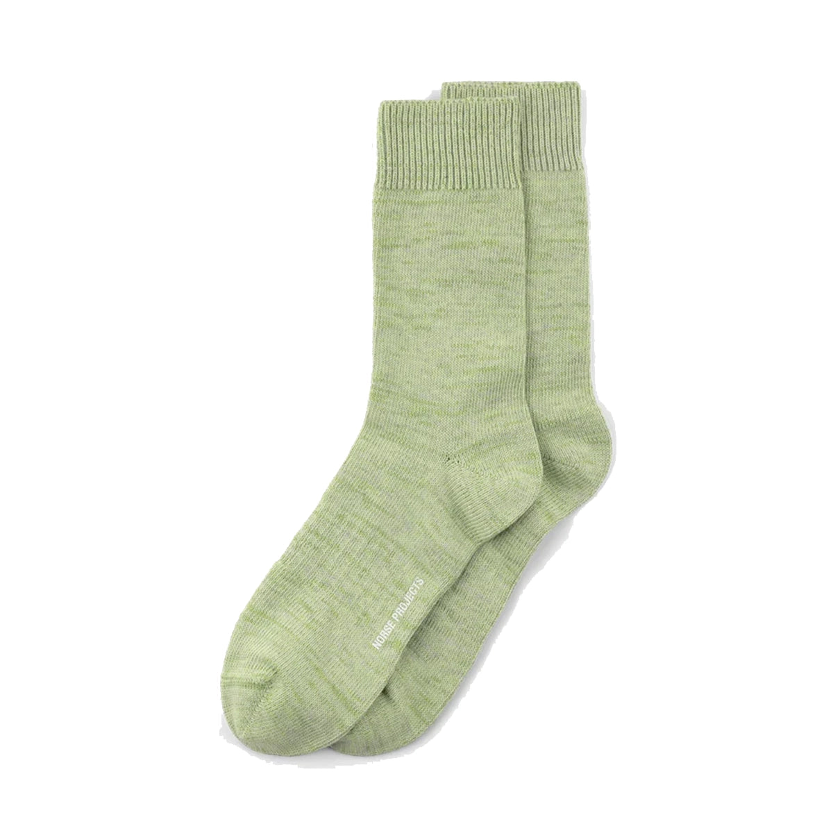 Bykle Heavy Cotton Twist Sock - Basil