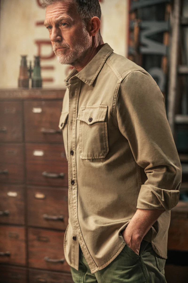Livingstone Twill Shirt - Khaki