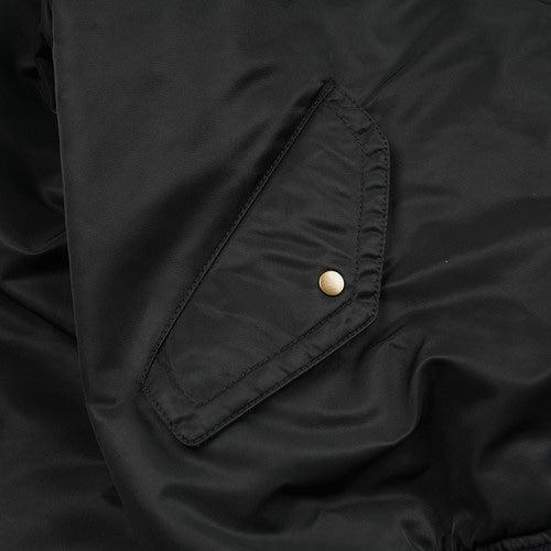 Nylon Flight Jacket - Black