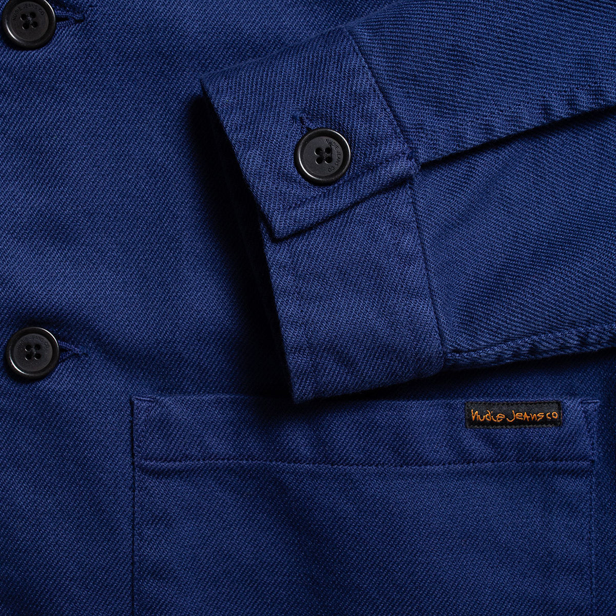 Barney Worker Jacket - Mid Blue
