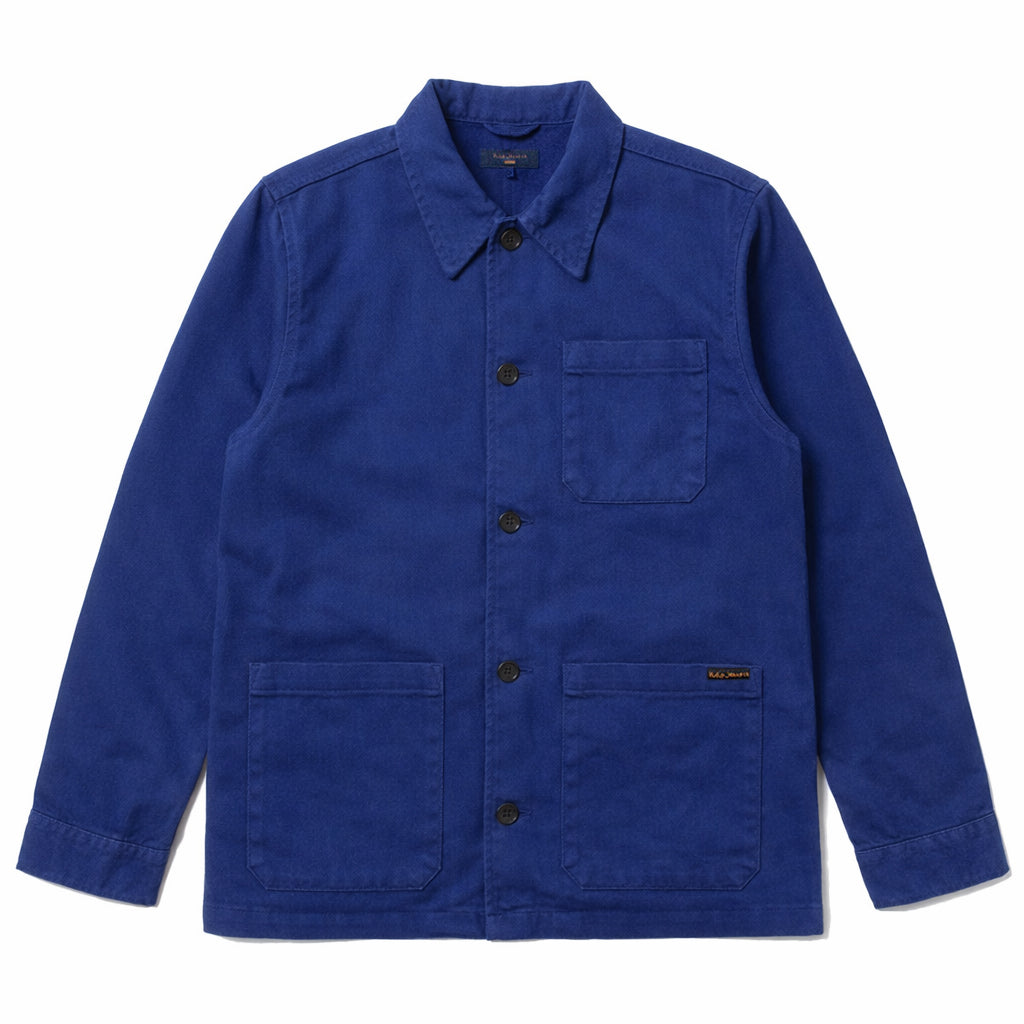 Barney Worker Jacket - Mid Blue