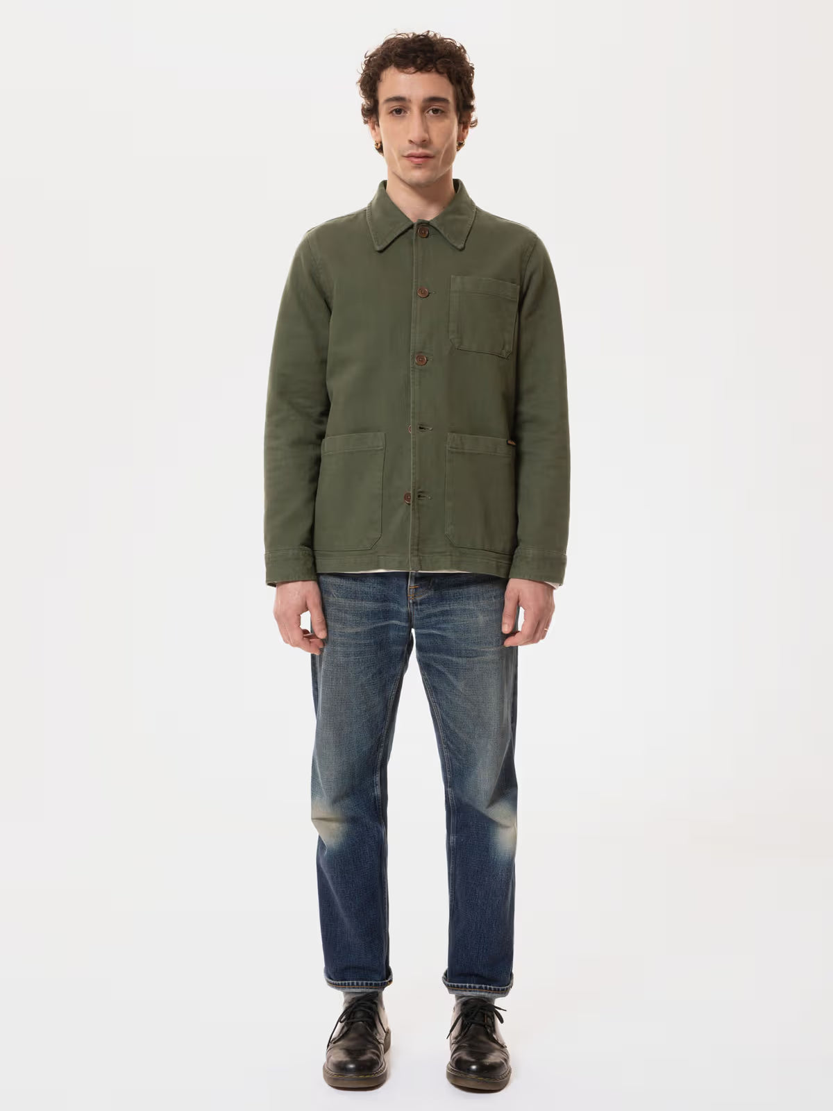 Barney Worker Jacket - Olive
