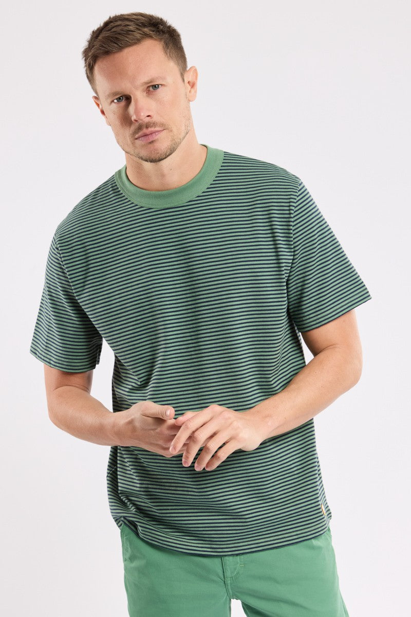 MC Raye Heritage Tee - Ivy/Marine Deep