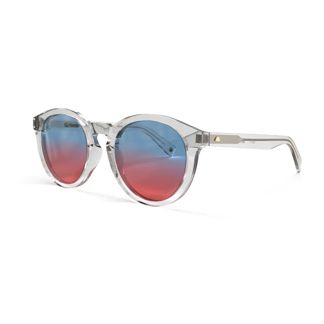 Bailey Grey Crystal Sunglasses & Boulevard Lens