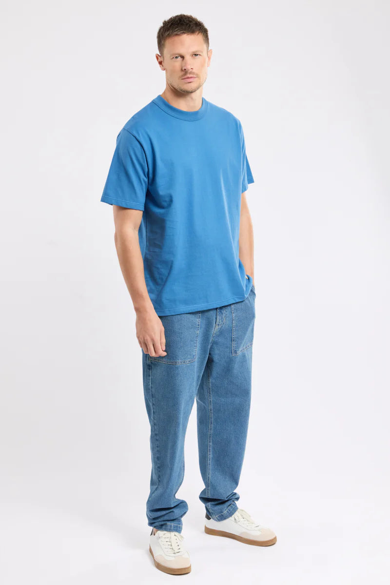 Callac Tee - Waterfall Mid Blue