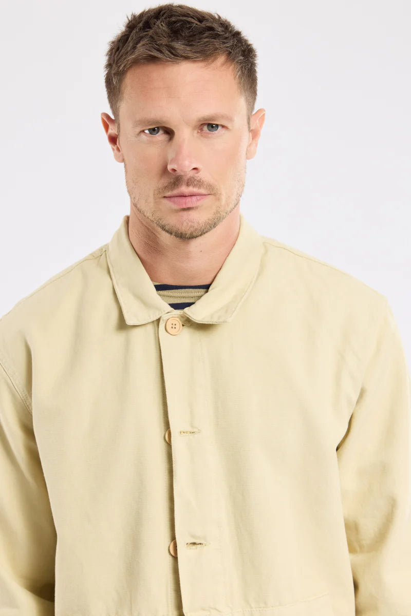 Fisherman's Jacket - Gravel Ecru