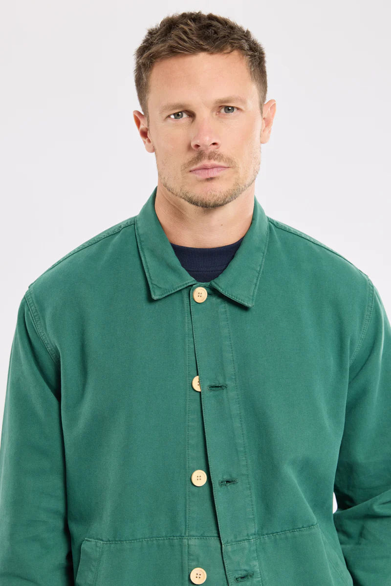 Fisherman's Jacket - Dark Ivy Green