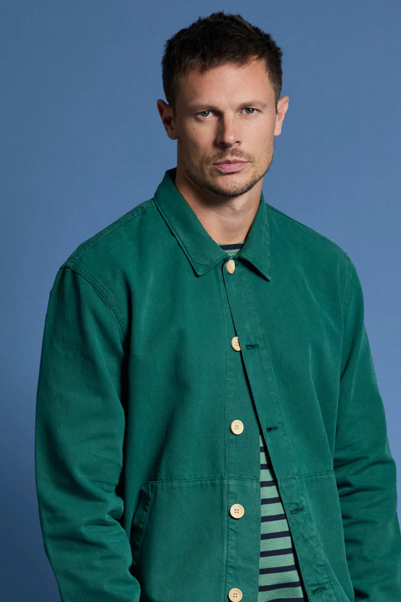 Fisherman's Jacket - Dark Ivy Green